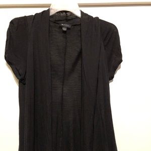 Short sleeve lightweight cotton cardigan